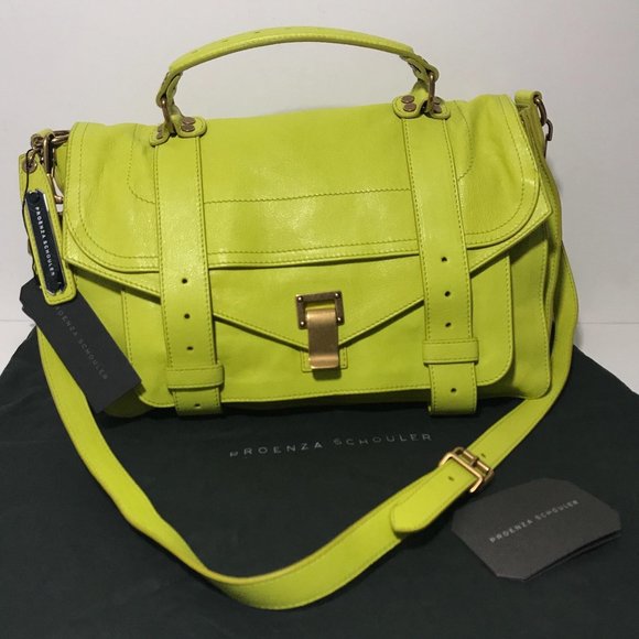 Proenza Schouler Handbags - Proenza Schouler PS1 Satchel Crossbody in Citron